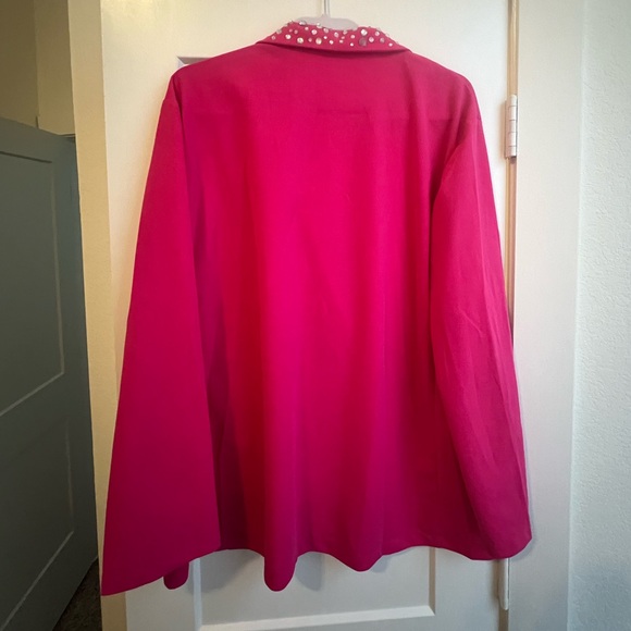 Bedazzled Hot Pink Blazer - Picture 4 of 4